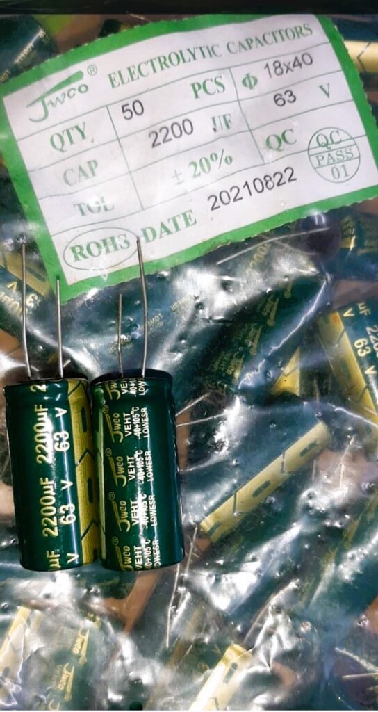 JWCO ELECTROLYTIC CAPACITOR