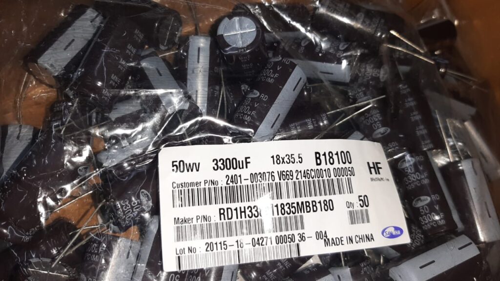 samwha capacitor 3300uf 50v
